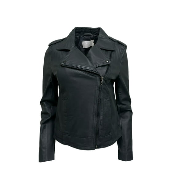 WALTER BAKER Women's Zip Up Hailee Jacket, Charcoal Grey, Small