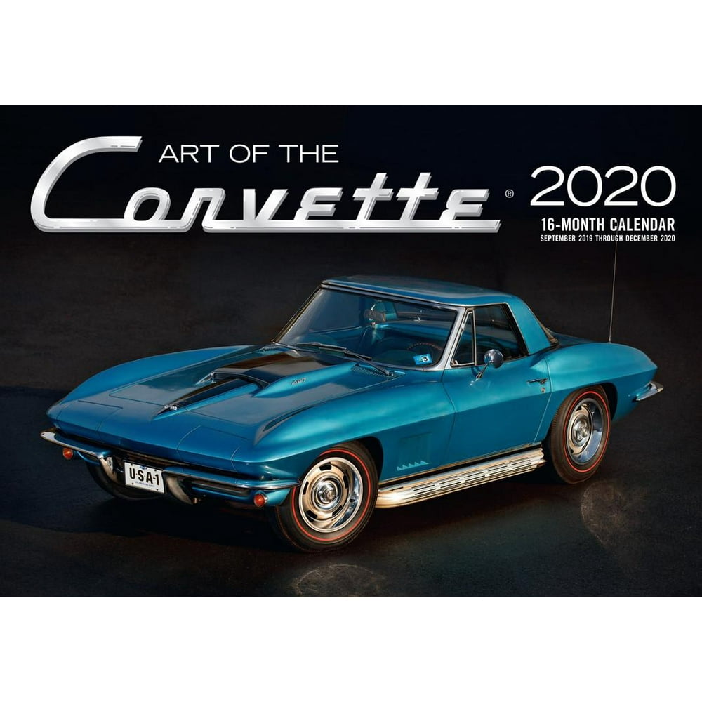Art of the Corvette 2020 16Month Calendar September 2019 Through
