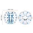 thumbnail image 3 of KFFKFF Blow-up Collision Sphere Single Pack, 4FT/1.2M Body-Sized Zorb Orbs for Adolescents & Grown-ups, 0.8mm Durable PVC Human-Sized Hamster Bubbles for Outdoor Group Fun Activities, 3 of 9