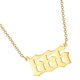 thumbnail image 1 of Qarigey Number Pendant Charm Necklace Golden Women Christmas Gift Long Women Friend Stainless Chain Choker Ladies Steel Chains Neck Ropa, zapatos y accesorios Miscelánea Numero 3 Qarigey AP007130-03, 1 of 6