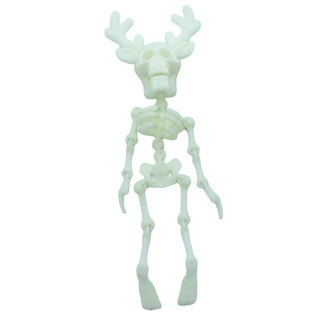 TIELUTT Skeleton Fridge 3D Printed Funny Skeleton Fridge Mini Fridge with Movable Joints C Clamp Set Wrapping Clamps Clamp Lights for Workshop Small Clamps Woodworking Bar Clamps 48