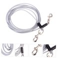 thumbnail image 4 of YSNOOWE 1pc Lengthened Double Head Steel Wire Dog Leash Pulling Rope Kit For Dogs Durable Pet Supplies For Outdoor Use, 4 of 7