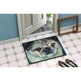 thumbnail image 2 of Carolines Treasures 7422JMAT Pug in Thought Doormat 24x36 36"L x 24"W multicolor, 2 of 4