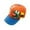 A-Red10, variant on Boys Girls Baseball Cap Color Block 3D Dinosaur Patch Letter Print Curved Brim Cap