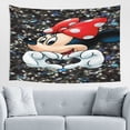 thumbnail image 1 of Tapiz de pared de Mickey Mouse, decoración de pared para el hogar, arte de pared para niños, niñas, decoración de dormitorio, sala de estar, 60 x 40 pulgadas, 1 of 8