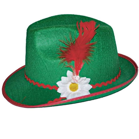 Bavarian Hat with Flower and Quill