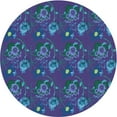 thumbnail image 1 of Ahgly Company Indoor Round Patterned Purple Amethyst Purple Area Rugs, 8' Round, 1 of 6