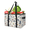 Multicolor 1, variant on Ski Skier Reusable Grocery Bags, Foldable Reusable Shopping Bags, Snow Mountain Tree Collapsible Tote Bag with Reinforced Handles for Kitchen, Picnic