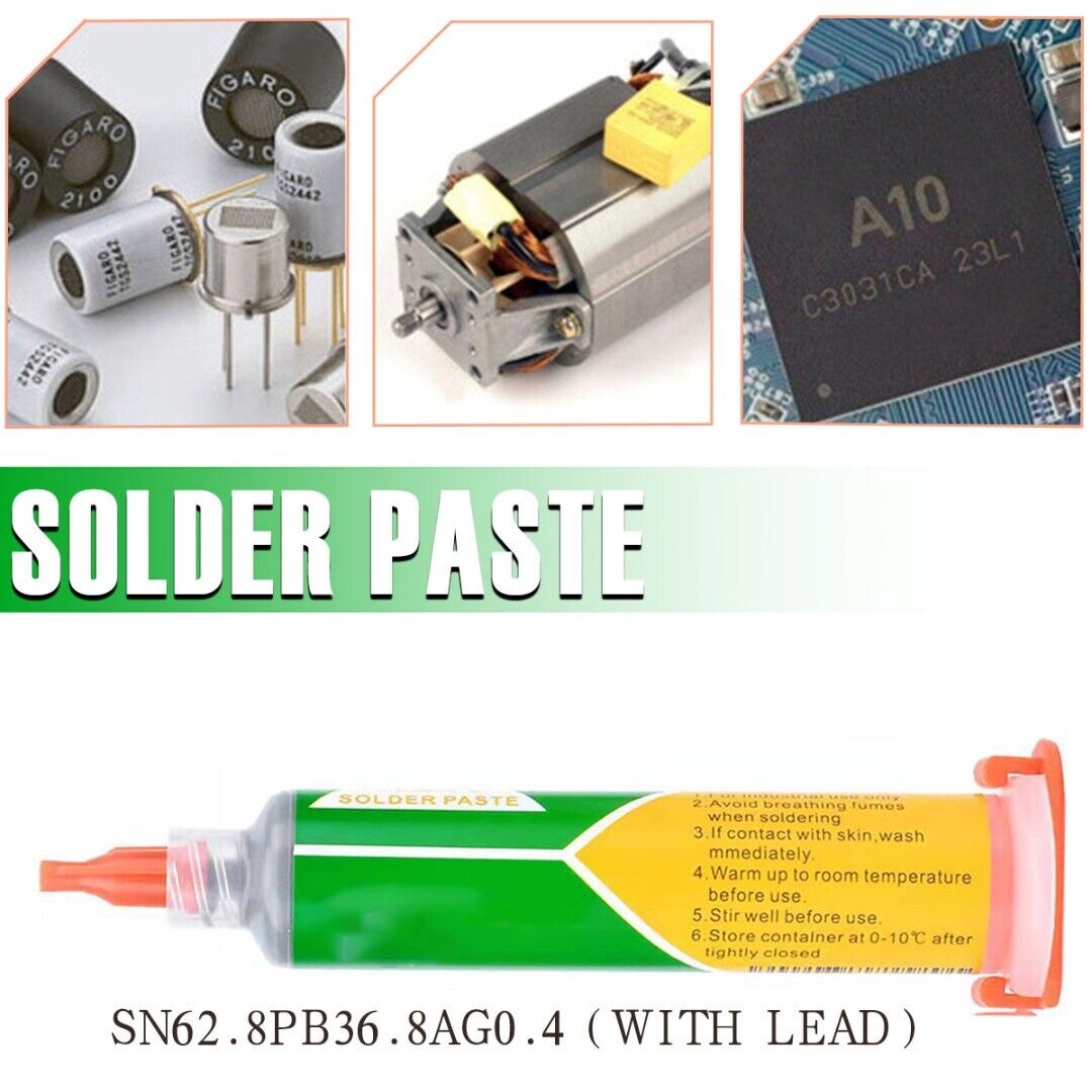 Needle Tube Maintenance Solder Paste Lead Free Smooth Flow Low