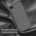 thumbnail image 4 of Designed for iPhone SE Case 2022/2020, Designed for iPhone 7 8 Case, Silicone Ultra Slim Shockproof Phone Case with [Soft Microfiber Lining], 4.7 inch, Spacy Gray, 4 of 13