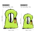 thumbnail image 3 of Adult Inflatable Snorkel Vest Life Jacket Safety Floatation Device, 3 of 12