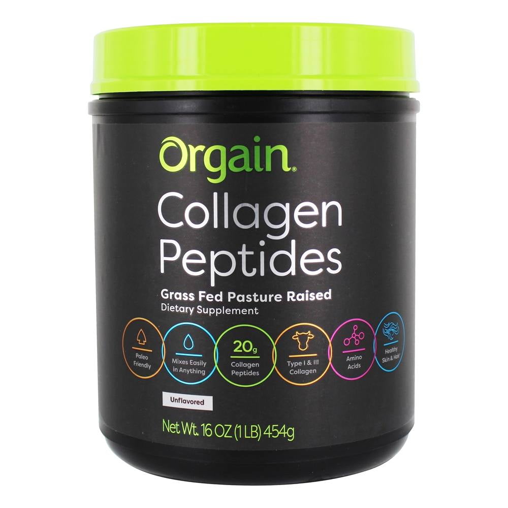 Orgain Collagen Peptides Grass Fed Pasture Raised Protein Powder