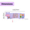 thumbnail image 2 of PLAYOUT KIDS | Panel Sensorial de Pared Safari Diseño Hipopótamo con Ábaco y Laberinto Magnético, 2 of 4