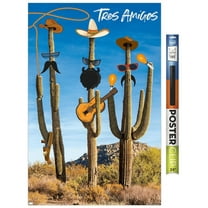 Cactus -Tres Amigos Wall Poster, 22.375" x 34"