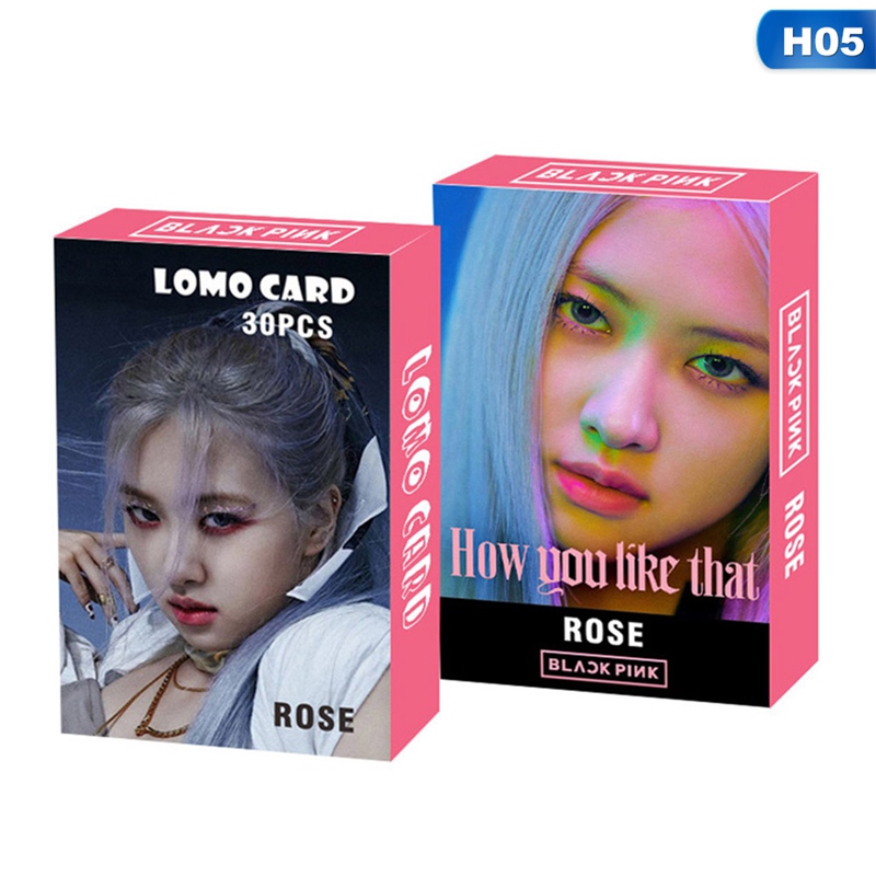 AkoaDa 30Pcs/Box Kpop Blackpink How You Like That Photocard New Album