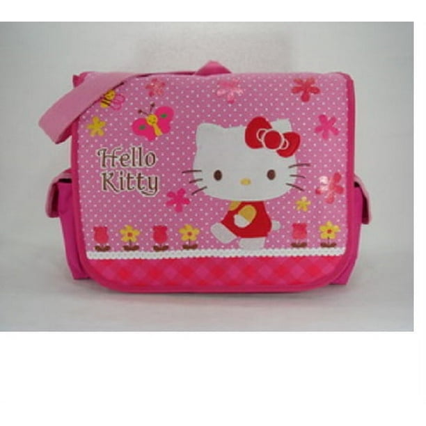 Messenger Bag Hello Kitty Garden New School Book Bag Girls