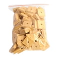 thumbnail image 3 of 100pcs Bloques de masticación de pájaros, equipo de juguete de jaula de pájaros, chips de madera loro juguete, juguete para mascar pájaros para, 3 of 8