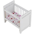 thumbnail image 3 of 1:12 Dollhouse Mini Bed Model with Mattress Simulation Furniture Model Dollhouse Accessories, 3 of 5