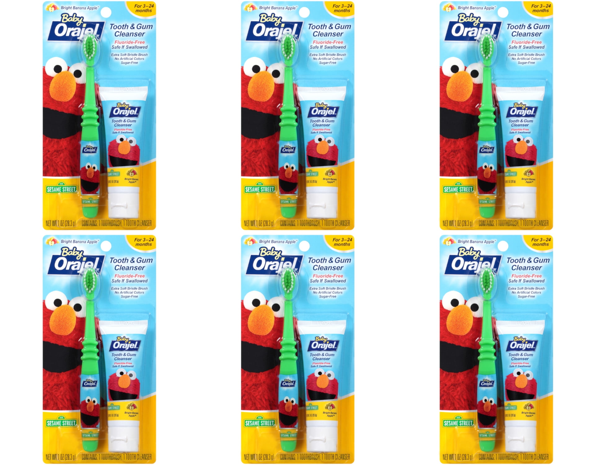 Toothbrush Baby Orajel Tooth And Gum Cleanser Recall Pack Baby