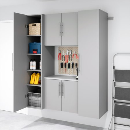 Prepac HangUps 4 Piece Work Storage Cabinet Set T