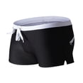 thumbnail image 2 of zeranth Men Summer Swimming Trucks Mid-rise Drawstring Patchwork Color Pocket Swimming Shorts Quick-Drying Slim Fit Swimsuit Shorts, 2 of 7