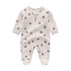 thumbnail image 2 of Gibobby Mameluco polar de manga larga para bebés recién nacidos, envolventes para otoño e invierno, mono con cremallera para bebés, traje de bebé de flores para niños(A, 0-3 Meses), 2 of 4