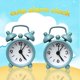 thumbnail image 5 of Mini lindo reloj despertador pequeño de metal creativo estudiante reloj electrónico alarma (3 piezas), 5 of 5