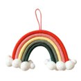 thumbnail image 1 of Colgante de decoración de habitación para niños, colgante de decoración de pared de arco iris de nubes tejidas Wmkox8yii  fhajkh1032, 1 of 1