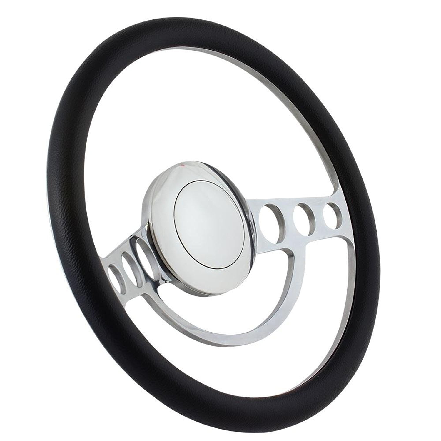 65-69 Ford steering wheel 14/" CARBON FIBER POLISHED BILLET