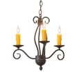 thumbnail image 6 of Meyda Tiffany 148750 Sienna 3 Light 18" Wide Taper Candle Multi Light Pendant, 6 of 6