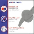 thumbnail image 5 of Whole Parts Dishwasher Lower Spray Arm Assembly, Grey In Color, Part# WD22X10047 - Replacement & Compatible with Some GE and Hotpoint Dishwashers, 5 of 6