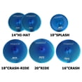 thumbnail image 2 of Set de platillos Arborea Low Volume, 6 piezas, con bolsa, 10 unidades, Splash Blue, 2 of 8