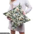 thumbnail image 5 of Ambesonne Nature Fabric by the Yard Upholstery, Garden Leaf Print Modern, 10 Yards, Hunter Green Dark Yellow, 5 of 5