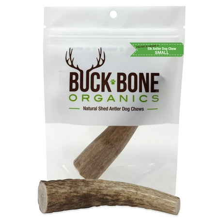 elk antler dog chews by buck bone organics, all natural healthy 4