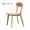 Oak, variant on Dining Chair, FAS Grade Natural Oak Solid Wood Living Room Chair with Curved Backrest, Simple Design & 100% Dirt-free Dining Chair, Easy to Clean, 1 Count, Oak