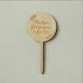 thumbnail image 2 of Divertidas etiquetas de madera para estacas de plantas, gracias por ayudarme a crecer, marcador de plantas, letrero para semillas, flores, jardín en maceta (4 piezas), 2 of 5