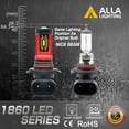thumbnail image 5 of Alla Lighting P22d Base HB4 9006 LED Fog Light Bulbs Replacement Xtreme Super Bright for Automotive Cars, Trucks, 8000K Ice Blue, 5 of 8