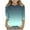 A-Mint Green, variant on Wyobmus Girls Long Sleeve T Shirts Kids 3/4 Sleeve Pullover Tops Casual Gradient Color Crewneck Basic Tees I-Hot Pink