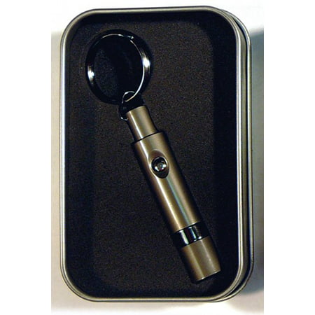 Retractable Bullet Cigar Punch Cutter Key Chain - Gun
