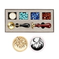 thumbnail image 1 of Retro Letters Wax Seal Stamp Set Handmade DIY Envelope Seal Holiday Gift, 1 of 8