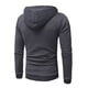 thumbnail image 2 of Sudadera Lisa Hoodie Con Capucha Para Hombre, 2 of 8
