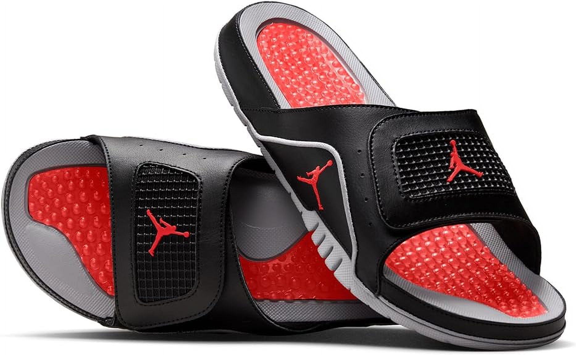 Jordan Hydro 4 Retro White Fire Red Slides Sandals Men’s Size 9 Jordan - Men - Jordan Hydro III - Summit White/Fire Red  main image 2