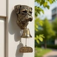 thumbnail image 5 of 1x Decorative Doorbell Shape Vintage Dog Welcome Door Head Bell Rustic, 5 of 8