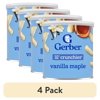 (4 pack) Gerber Stage 3 Toddler Snacks, Vanilla Maple Lil' Crunchies