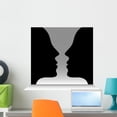 thumbnail image 1 of Head to Head Optical Wall Mural by Wallmonkeys Peel and Stick Graphic (24 in W x 23 in H) WM329679, 1 of 4
