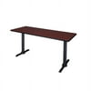 Regency Cain Rectangular Training Table in Mahogany