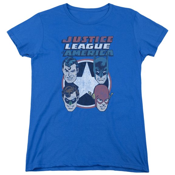 Dco/4 Stars S/S Women's T-Shirt Royal Blue