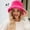 Hot Pink, variant on HNMKIU Classic Solid Color Fisherman Bucket Hat For Women Cozy Winter Warmth Casual Outdoor Fall Fashion Headwear Black,One Size