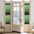 thumbnail image 2 of Window Privacy Film Green Geometric Stained Glass Window Film Decorative Sun Block Window Cover Ombre Modern Abstract Art Window Clings Static Adhesive Sticker for Bathroom 17.7"x78.7", 2 of 7