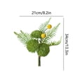 thumbnail image 3 of Ramo de bolas verdes artificiales Centro de mesa floral falso para boda, decoración del hogar, mesa de comedor, sala de estar, estilo moderno, 3 of 6